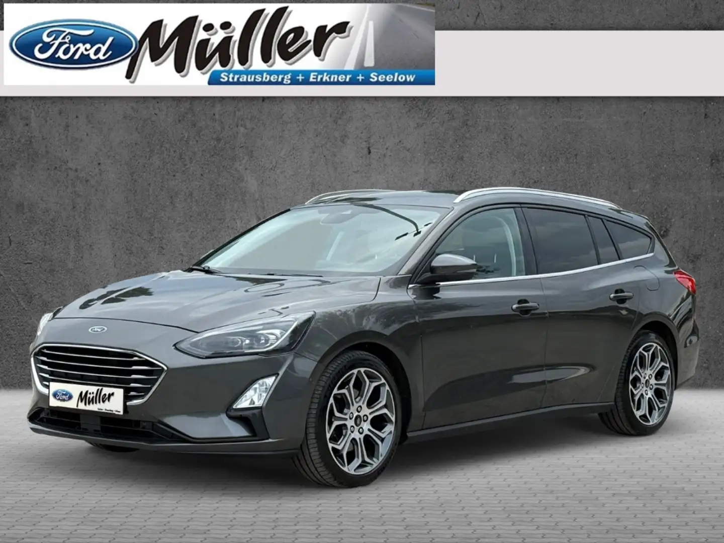 Ford Focus Titanium X 2.0 EcoBlue Autom. LED ACC AHK Grau - 1