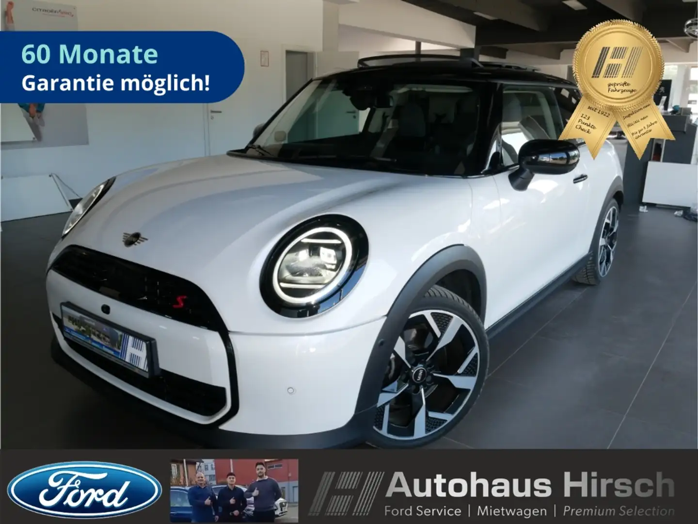 MINI Cooper S Coupe Mini Trim HUD El. Panodach 1.Hand LED Navi Weiß - 1