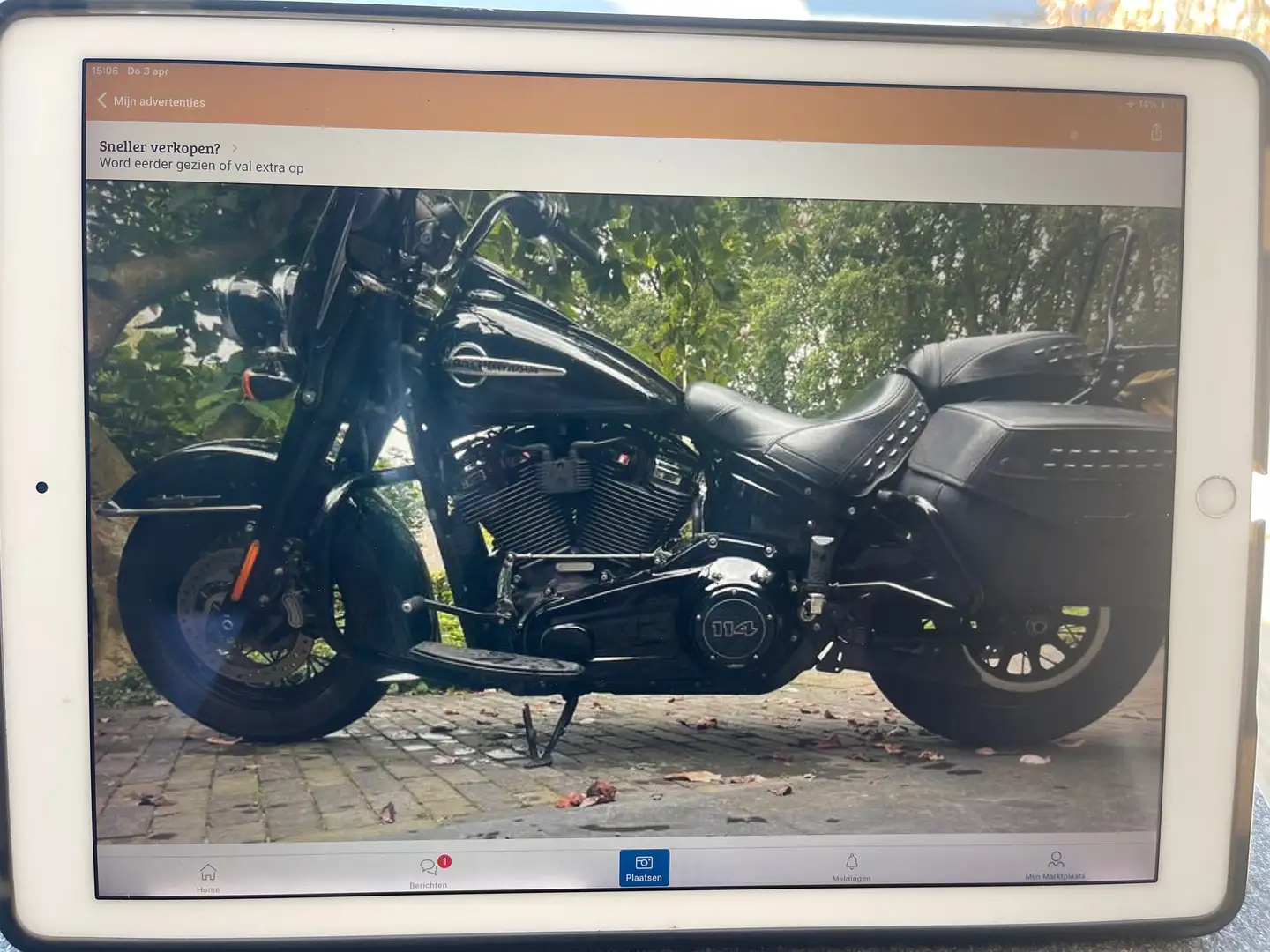 Harley-Davidson Heritage vivid black Negru - 2