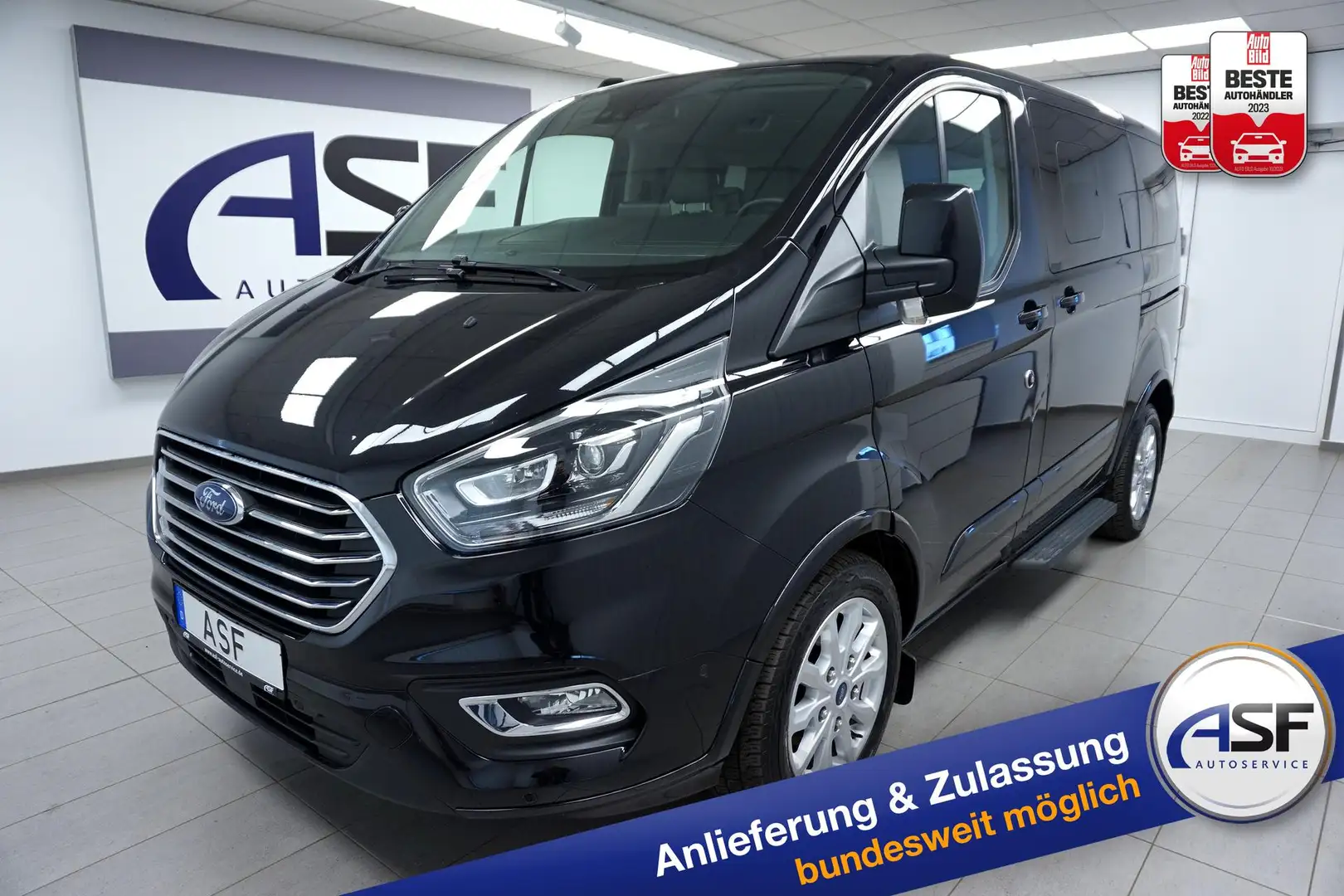 Ford Tourneo Custom Transit Autom. #ACC #Park-Assist. #Standheizung... Schwarz - 1