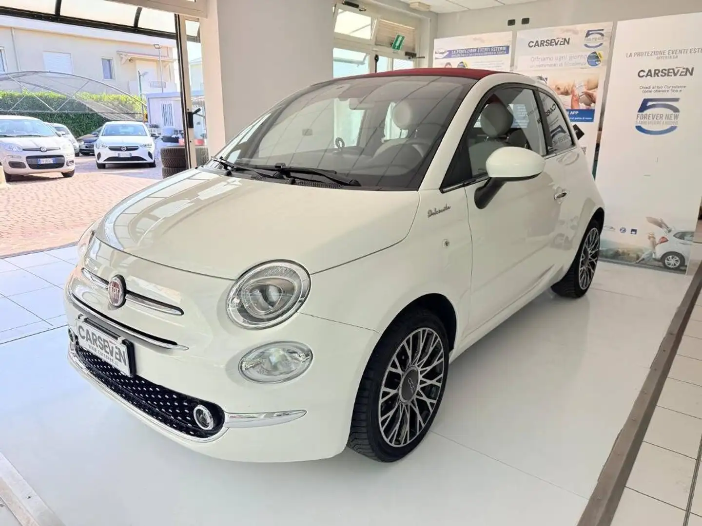 Fiat 500C 1.0 hybrid 70cv White - 1