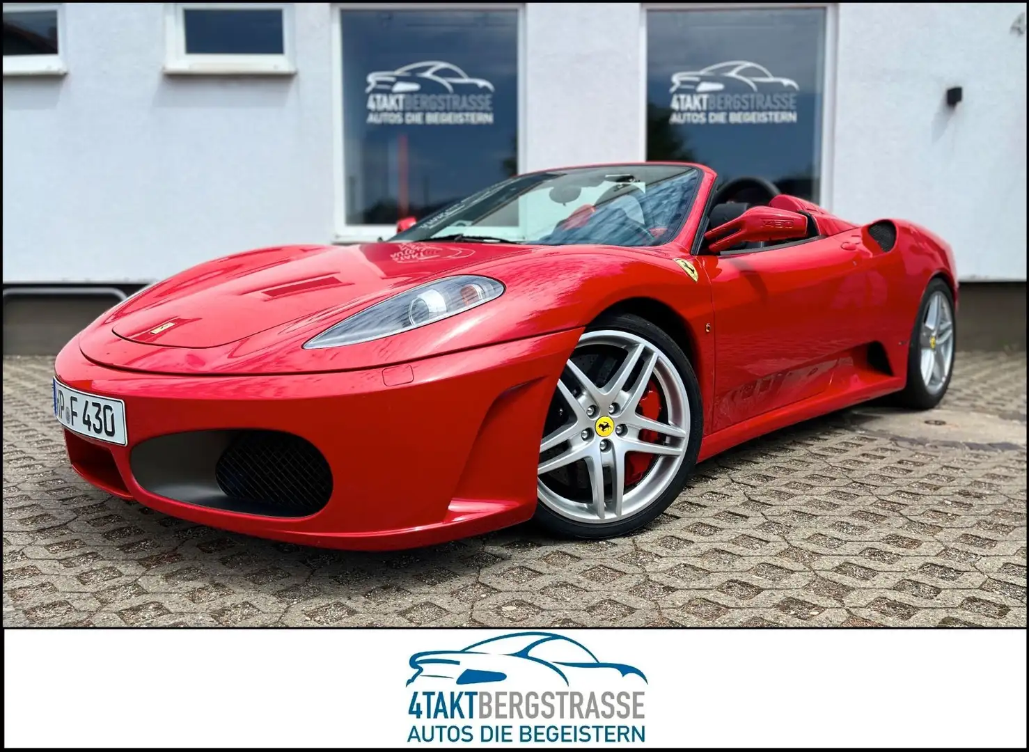 Ferrari F430 Spider - Deutsches Fahrzeug - Unfallfrei Rouge - 1