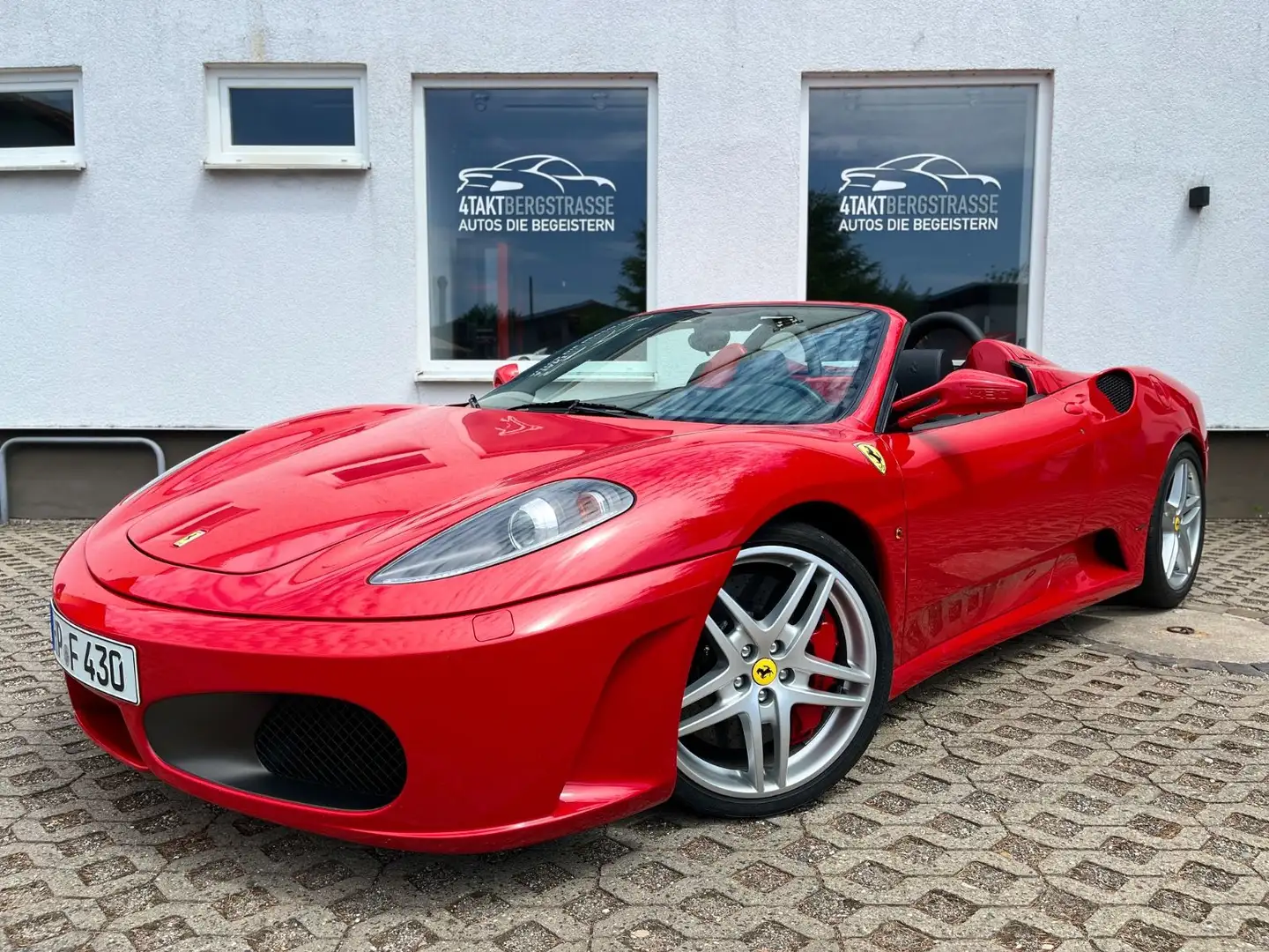 Ferrari F430 Spider - Deutsches Fahrzeug - Unfallfrei Rouge - 2