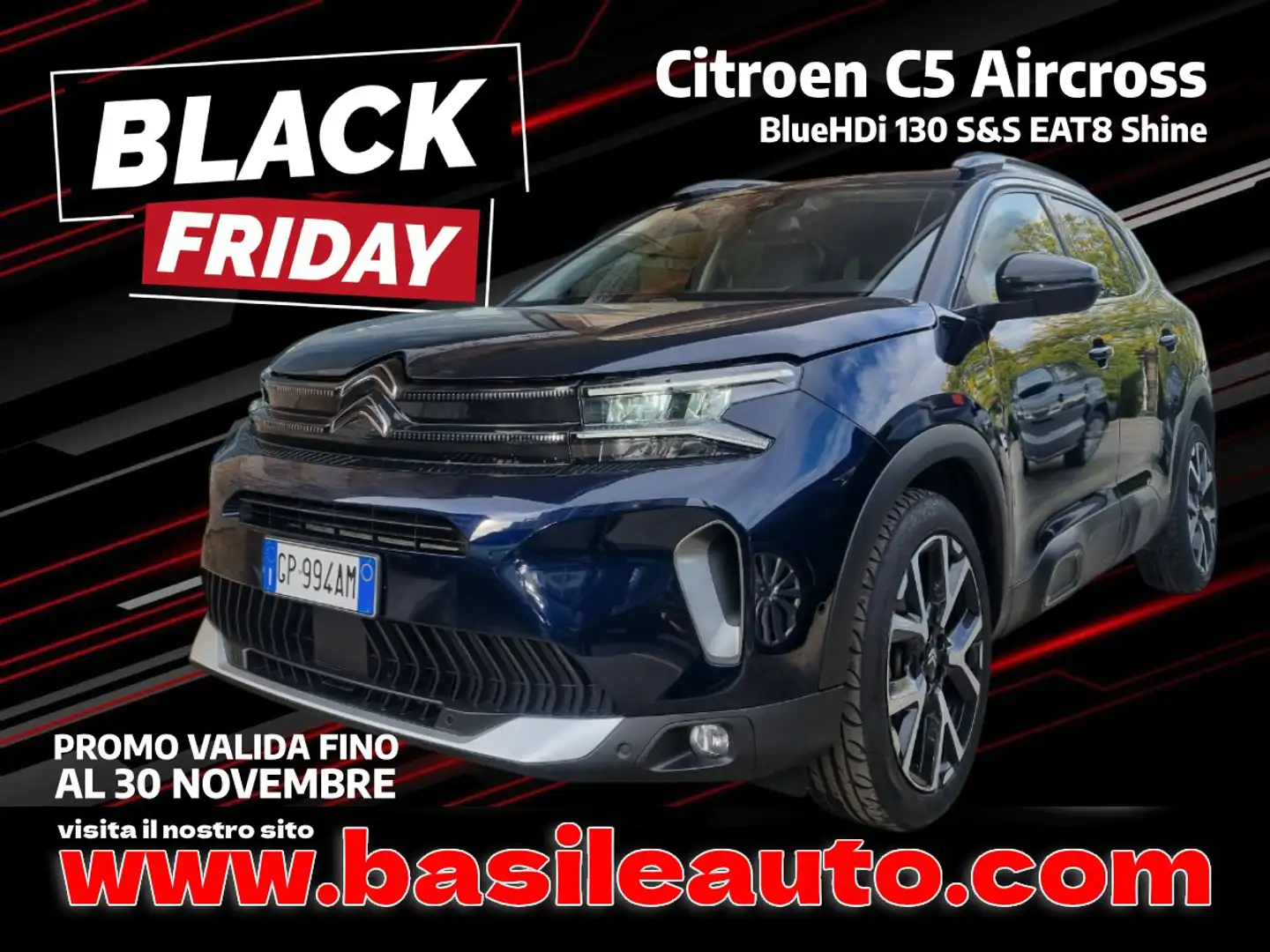 Citroen C5 Aircross C5 Aircross I 2022 1.5 bluehdi Shine s Zwart - 1