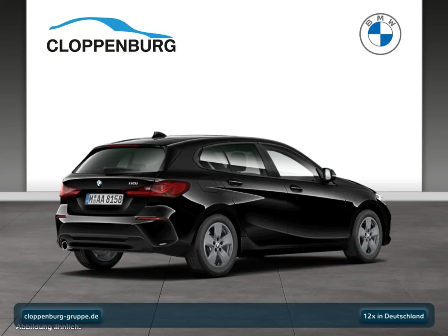 BMW 118 i Advantage Head-Up+Navi+SHZ+HiFi+Spurass.+BT Schwarz - 2