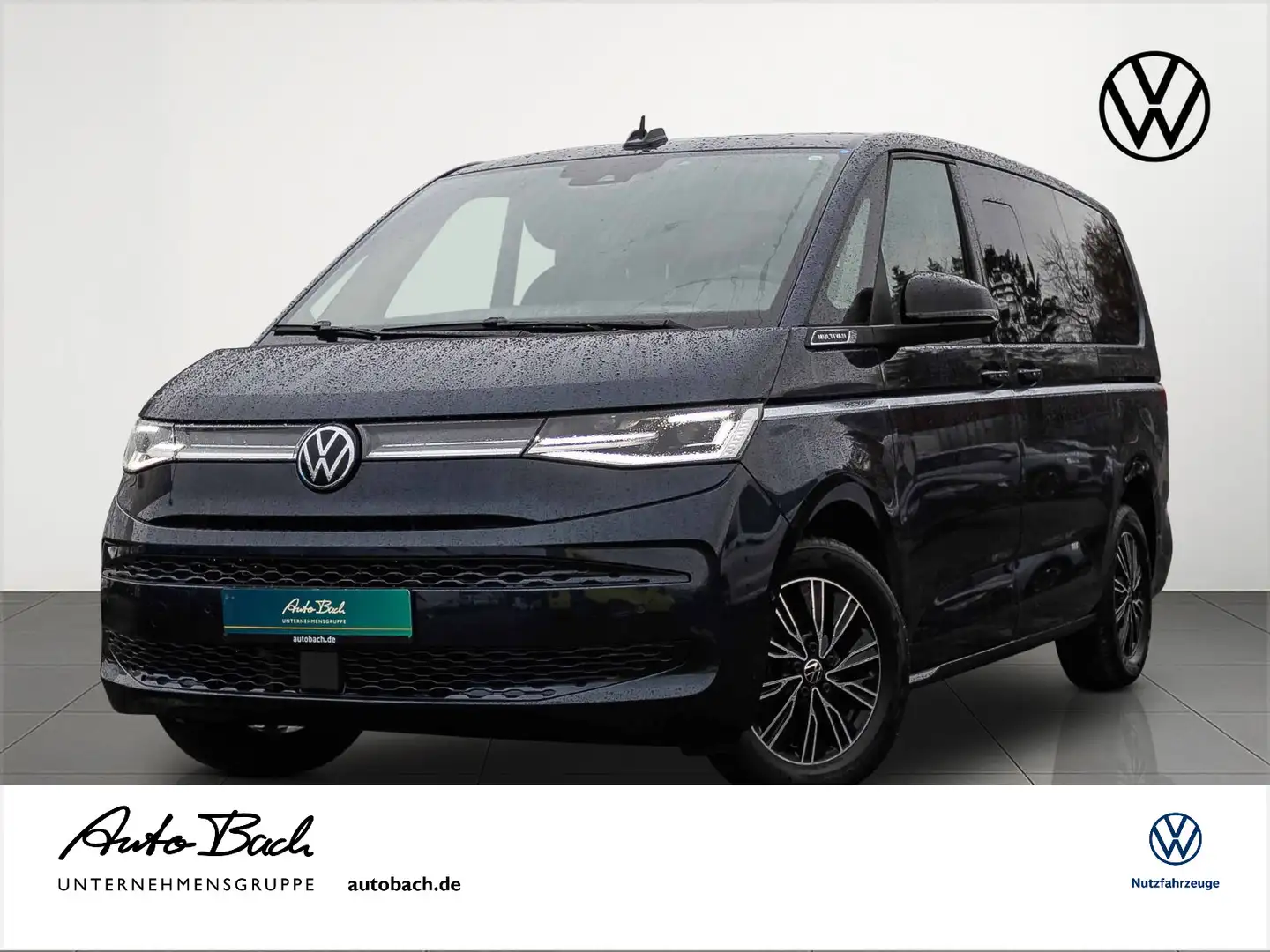 Volkswagen T7 Multivan 2.0TDI LÜ Style DSG Navi LED HuD ACC AH Blau - 1