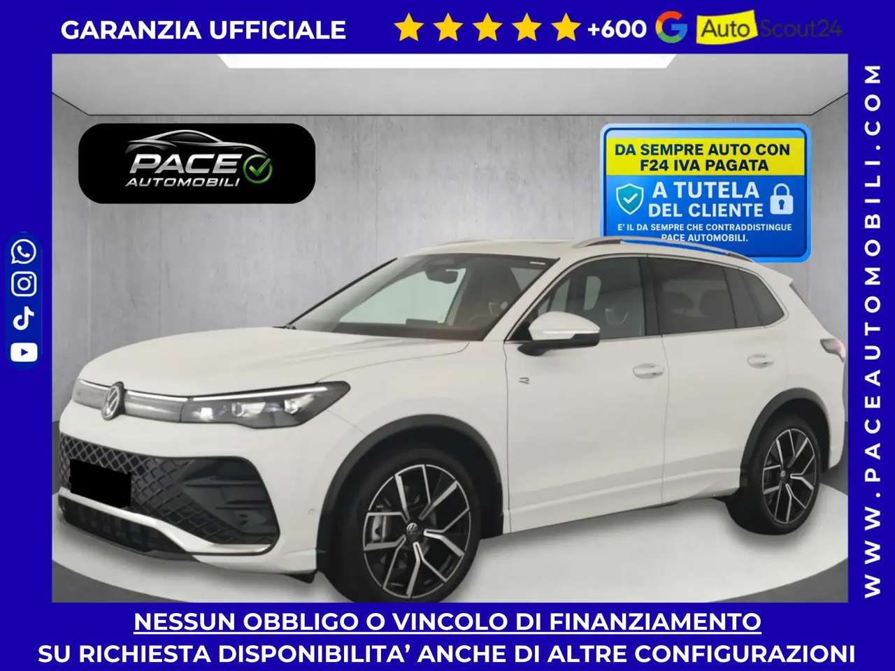 Volkswagen Tiguan R LINE R-LINE RLINE BLACK PACK 20"MATRIX TETTO ACC