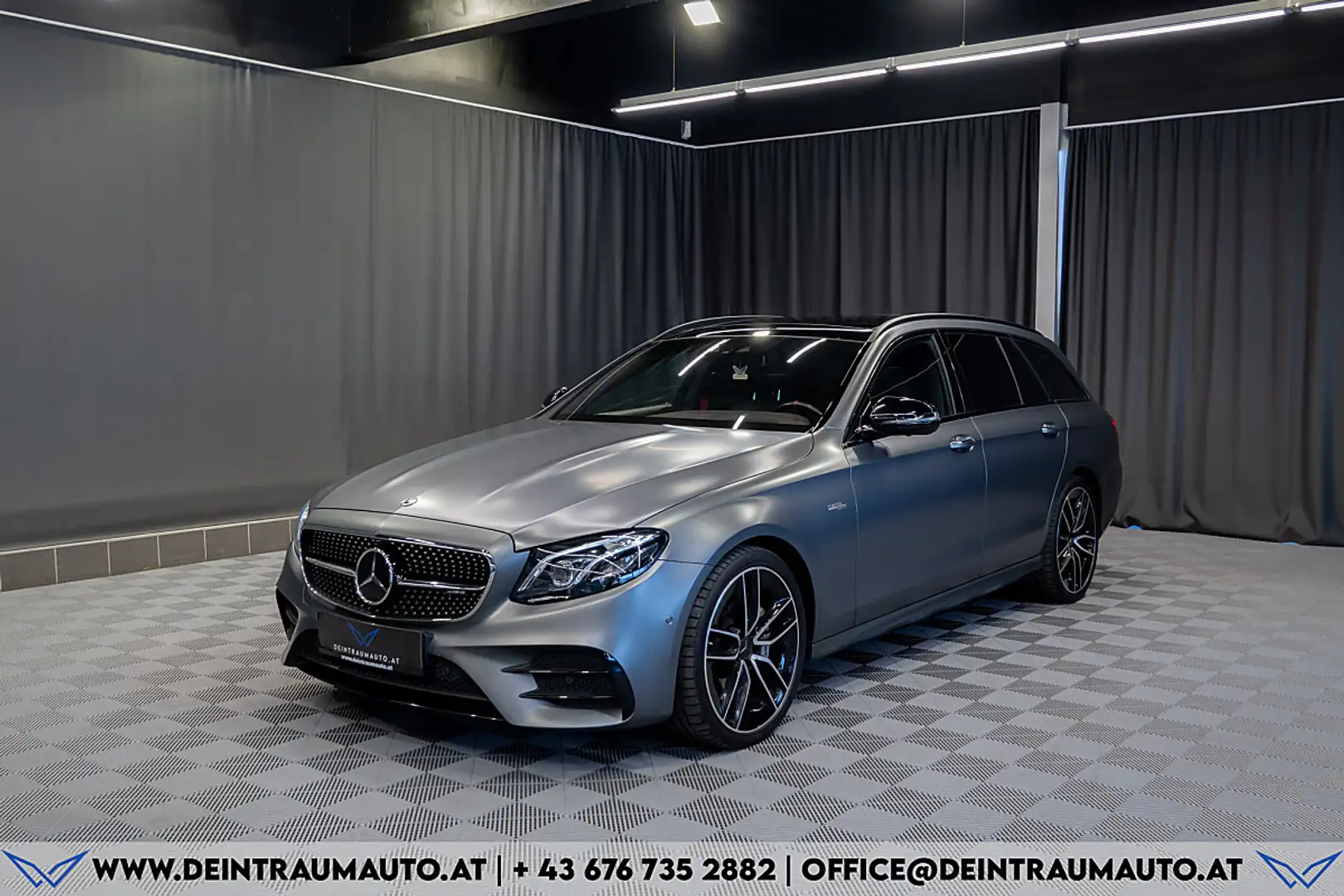 Mercedes-Benz E 53 AMG T 4MATIC Aut.*PANO*BURMESTER*1-BESITZ*PERF-AGA* Grau - 1