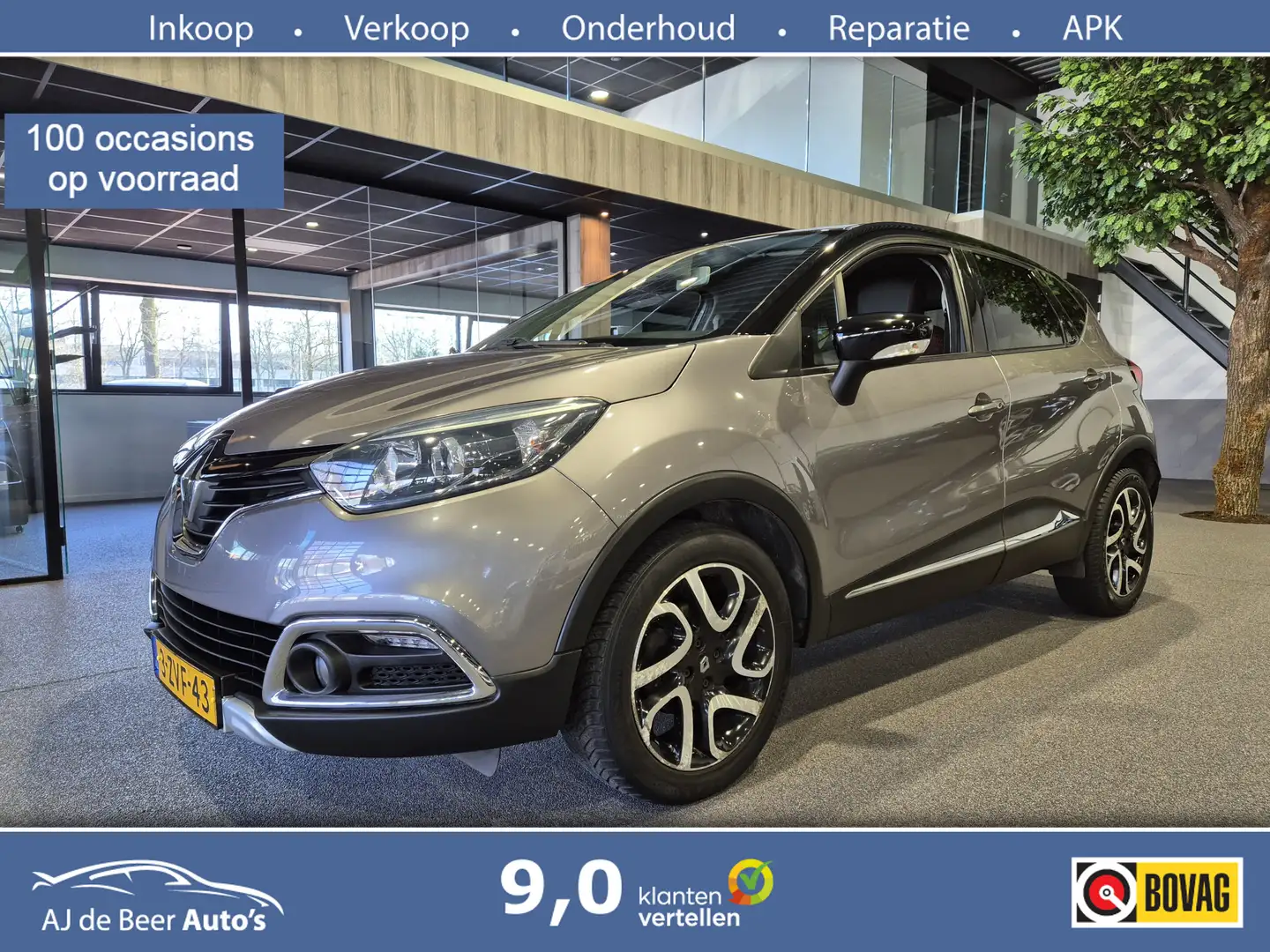 Renault Captur 0.9 TCe Helly Hansen Navigatie | Clima Airco | LED Grijs - 1