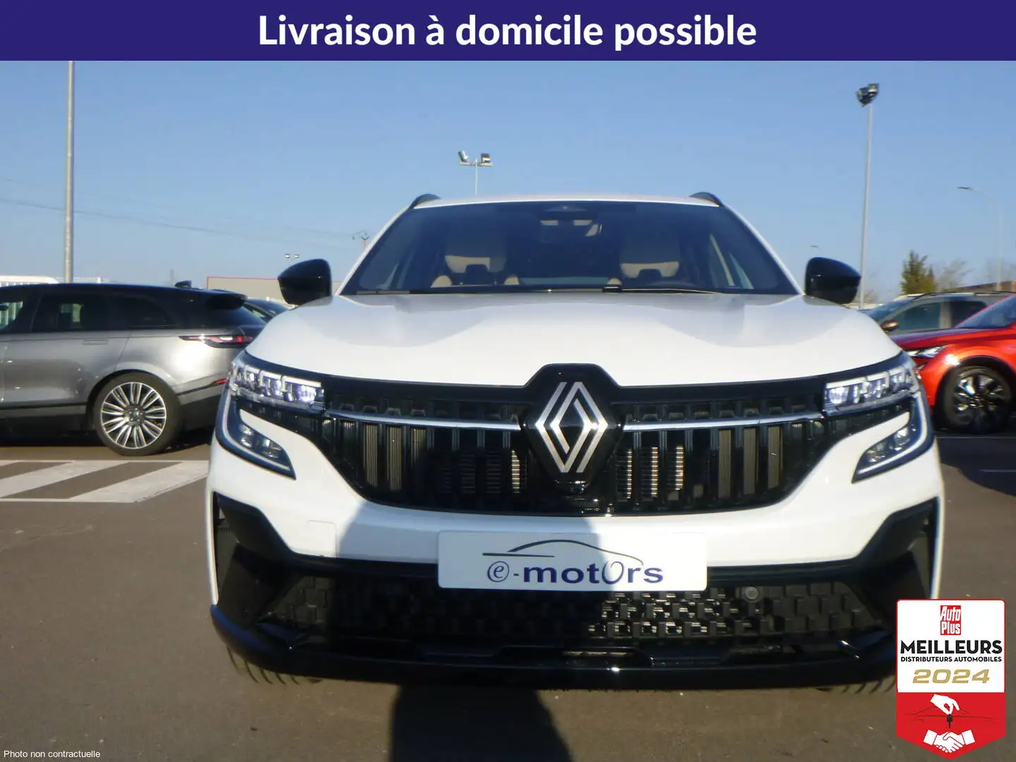 Renault Espace Espace E-Tech full hybrid 200 7pl Iconic +Pack Dri Blanc - 2