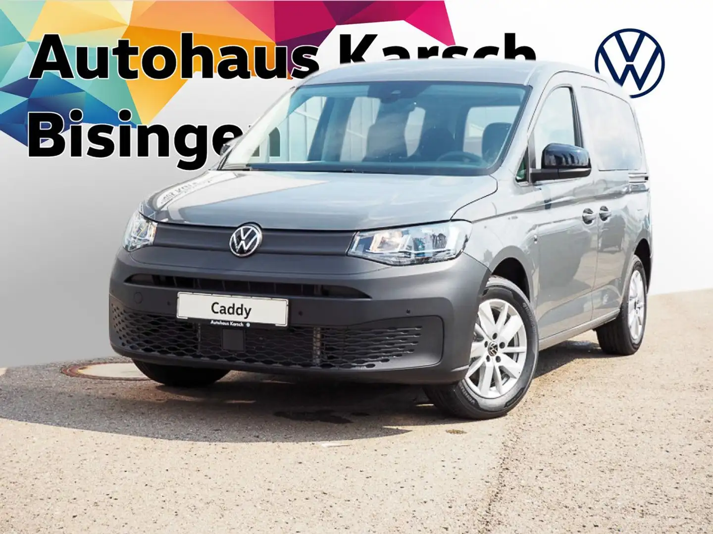 Volkswagen Caddy 5-Sitzer 2.0 TDI CLIMA, ALU, ALARM Bluetooth Grau - 2