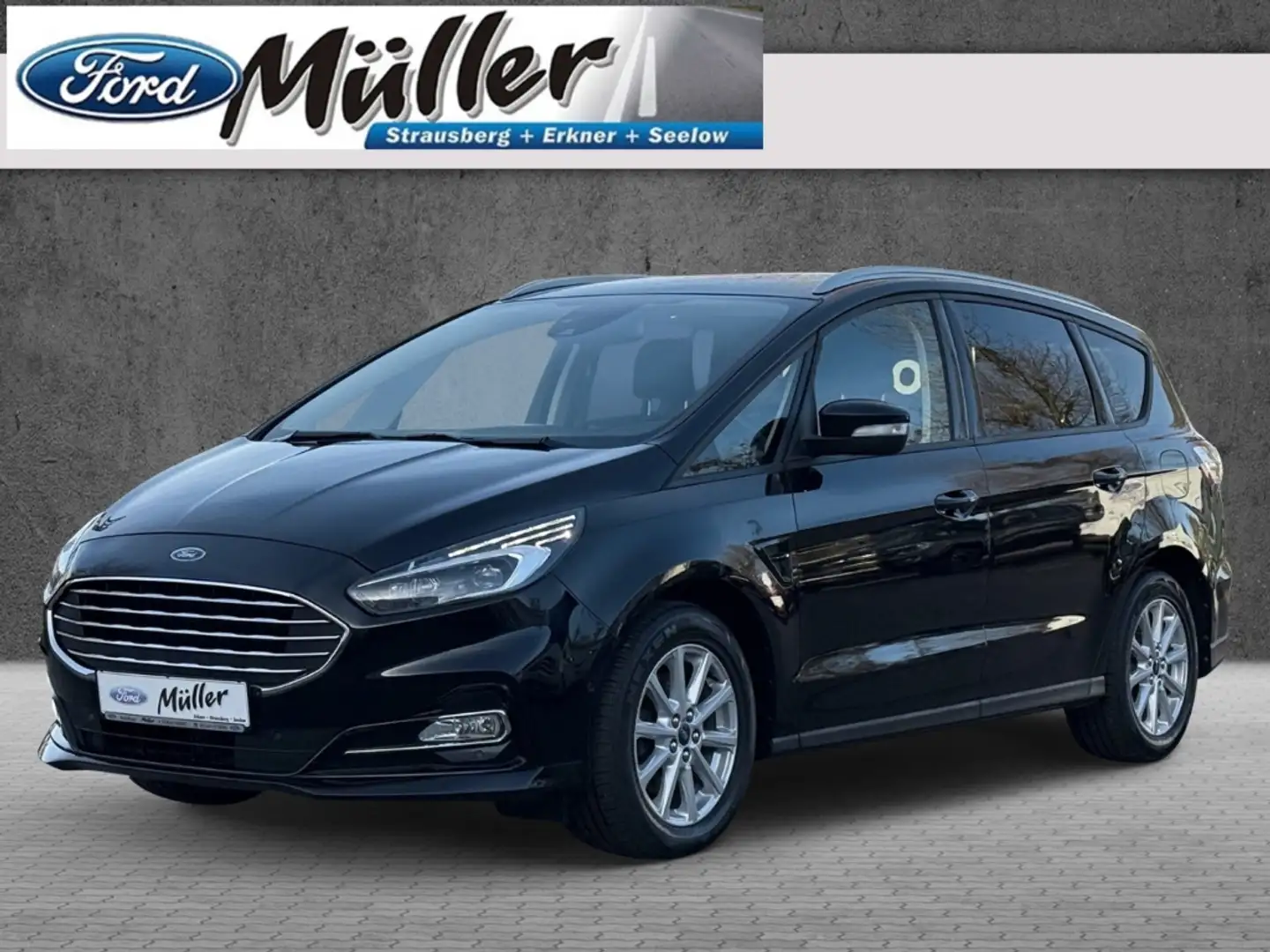 Ford S-Max Hybrid 2.5 FHEV Edition 7 Sitze LED AHK Schwarz - 1