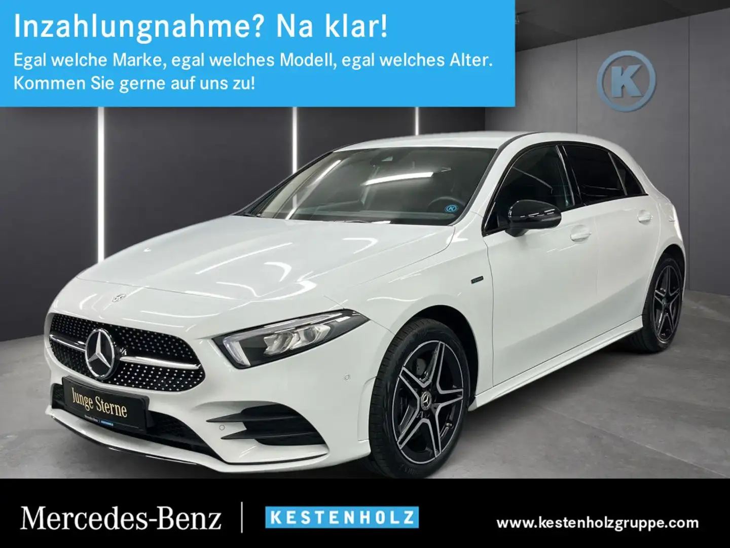 Mercedes-Benz A 250 e AMG+NIGHT+KAMERA+SOUNDSYSTEM+TOTWINKEL Weiß - 1