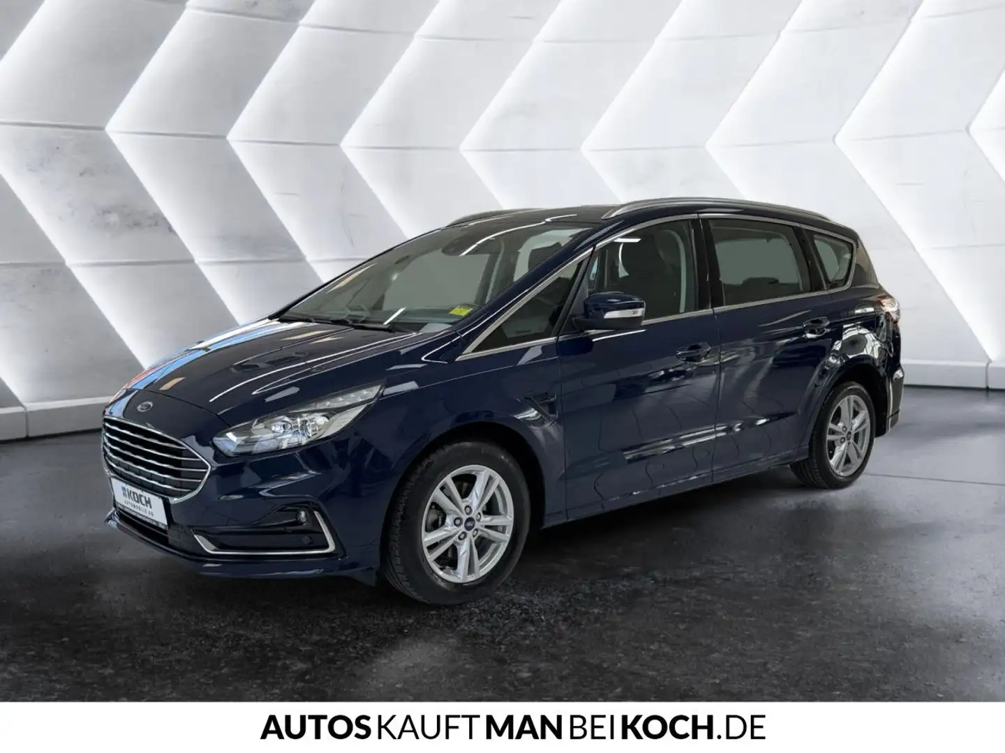 Ford S-Max 2.5 Hybrid Titanium LED PDC R-KAM AHK ACC Blau - 2