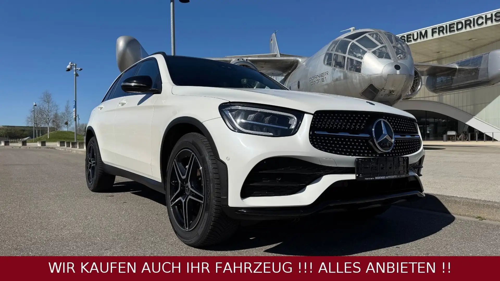 Mercedes-Benz GLC 300 d 4Matic PANO/NIGHT/WIDESCREN/AMG-LINE Weiß - 1