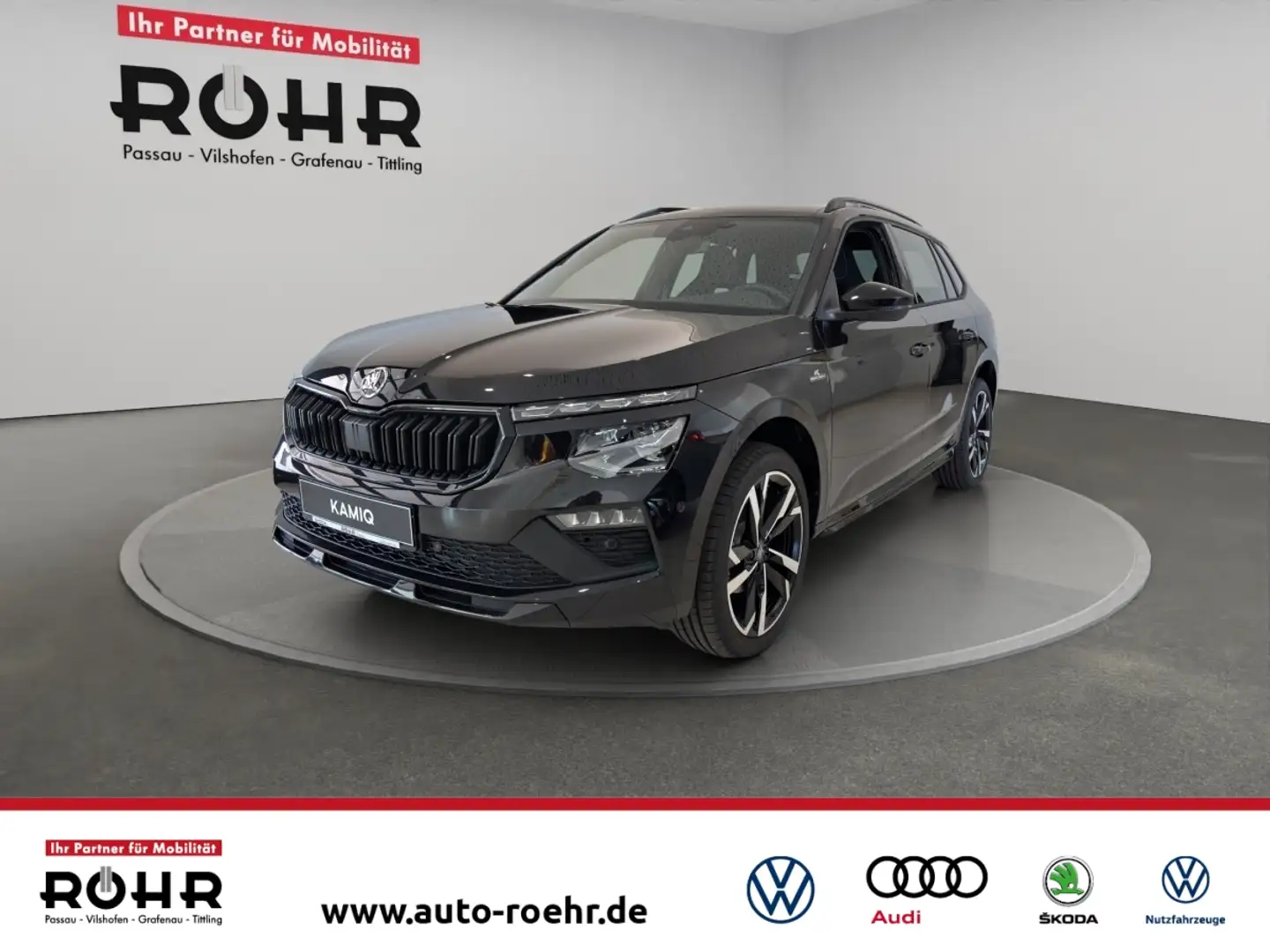 Skoda Kamiq Monte Carlo (AHK.Pano.LaneAssist.Navi.Kamera) 1.5 Noir - 1