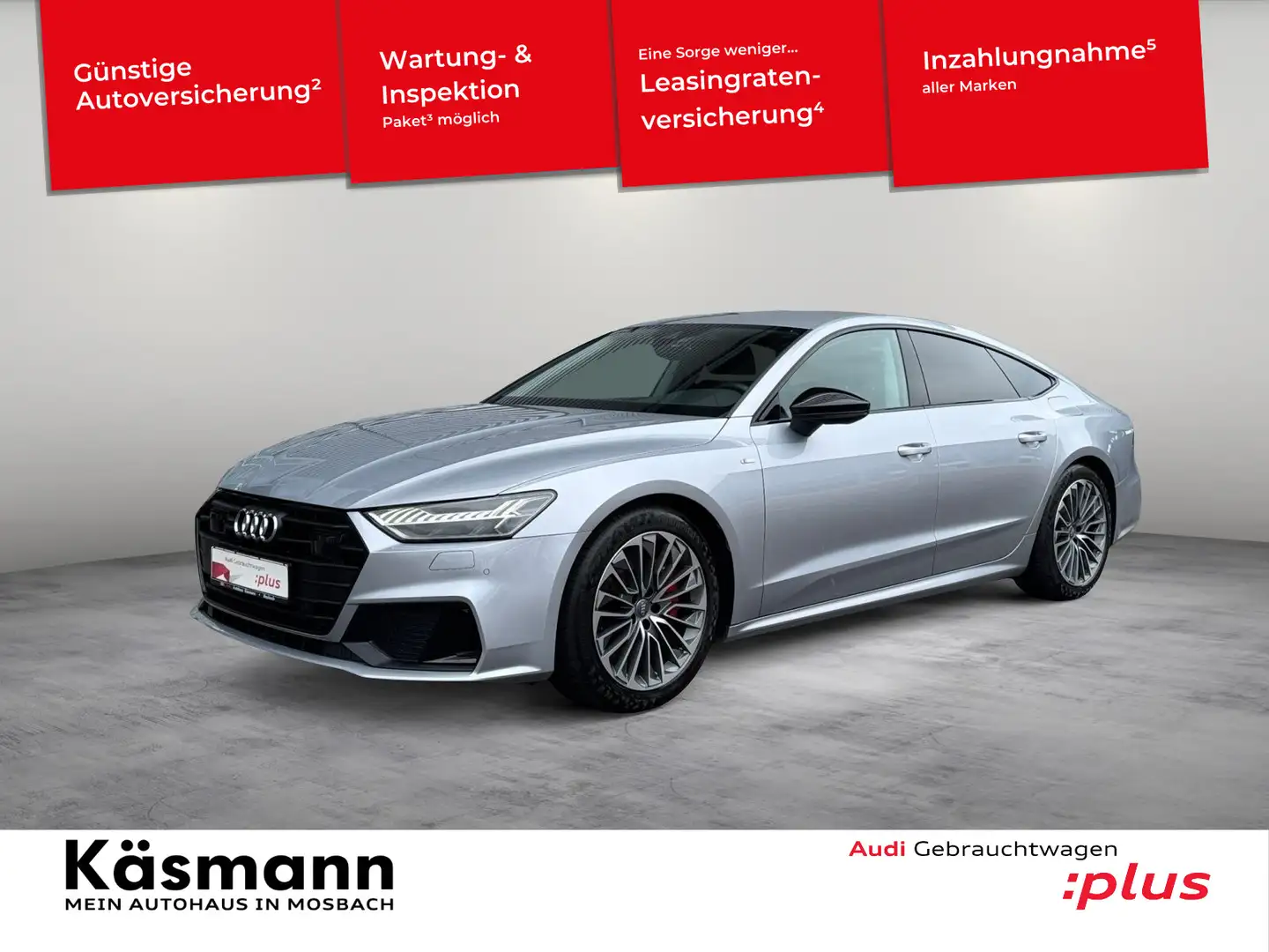Audi A7 55TFSIe quattro S line MATRIX ACC Silber - 1