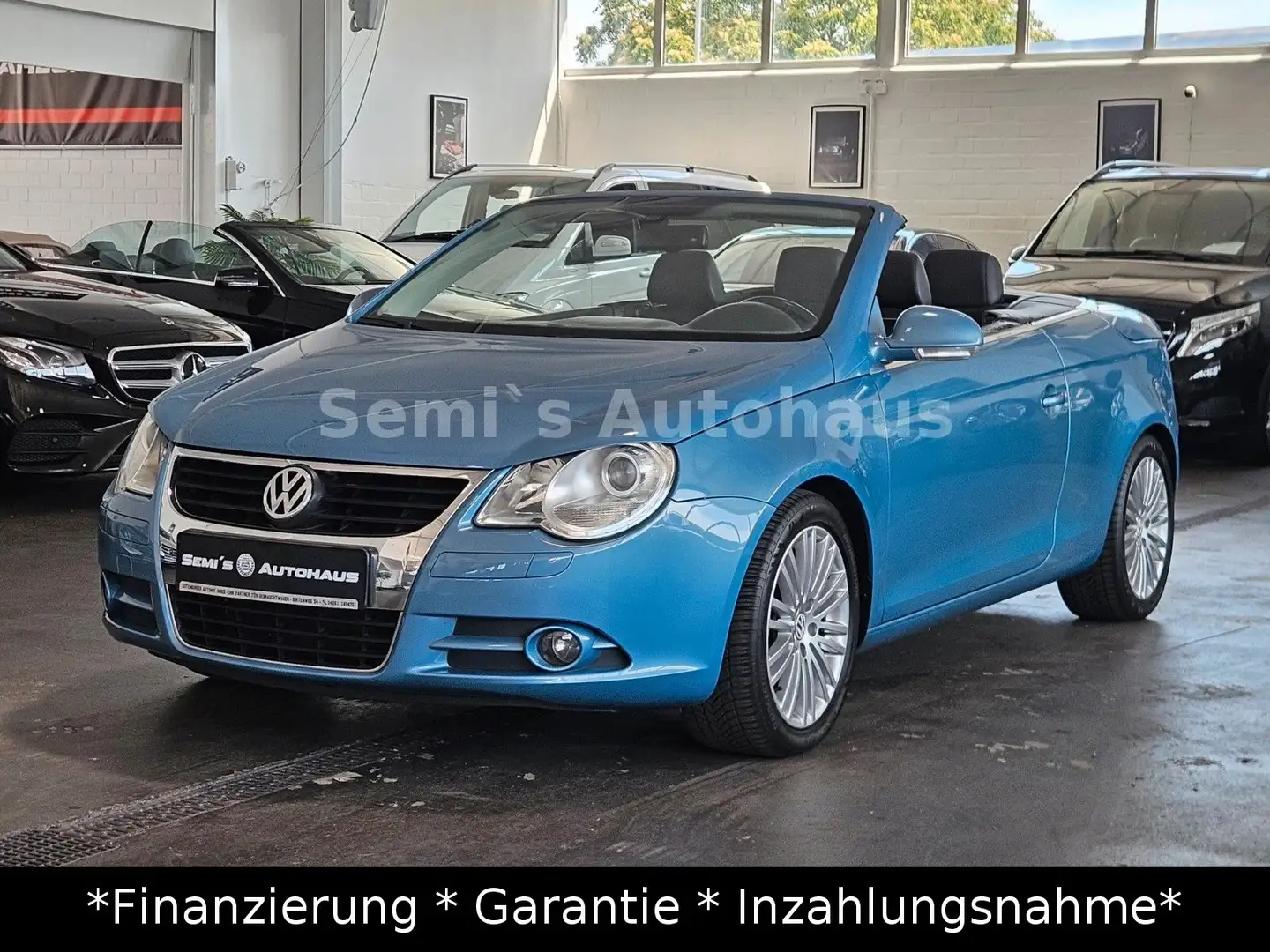 Volkswagen Eos 2.0 T 147 KW|Automatik|Volleder|Tüv-Neu Bleu - 1