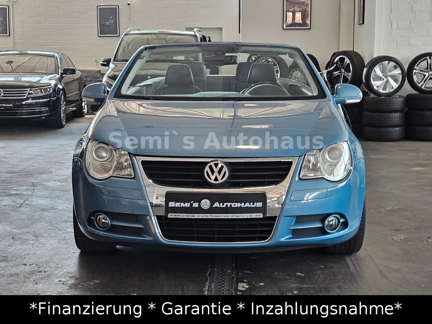Volkswagen Eos 2.0 T 147 KW|Automatik|Volleder|Tüv-Neu Bleu - 2