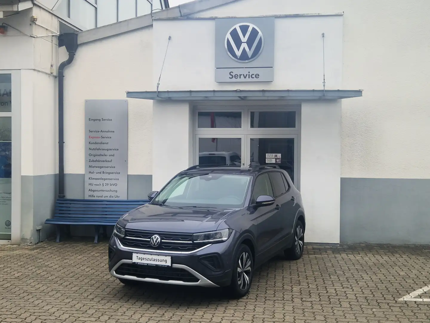 Volkswagen T-Cross Life 1.0 TSI DSG, Kamera, Keyless Access, AHK Grau - 1