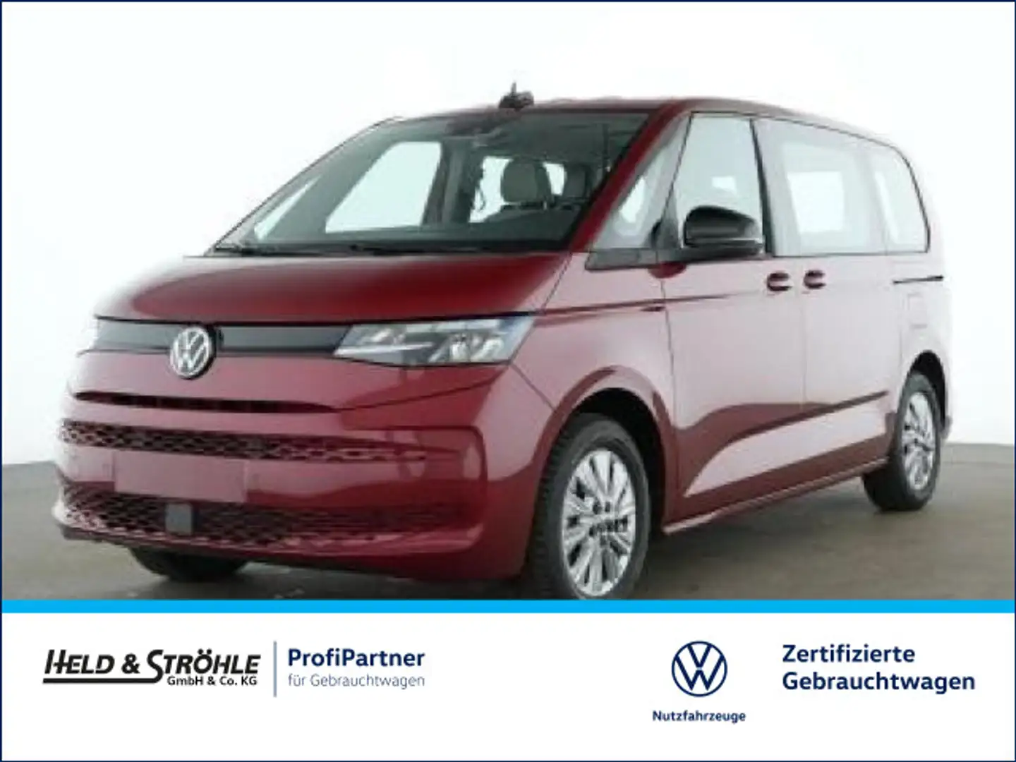 Volkswagen T7 Multivan 2.0 TDI DSG AHK GUTE-NACHT-PAKET NAVPRO Roşu - 1