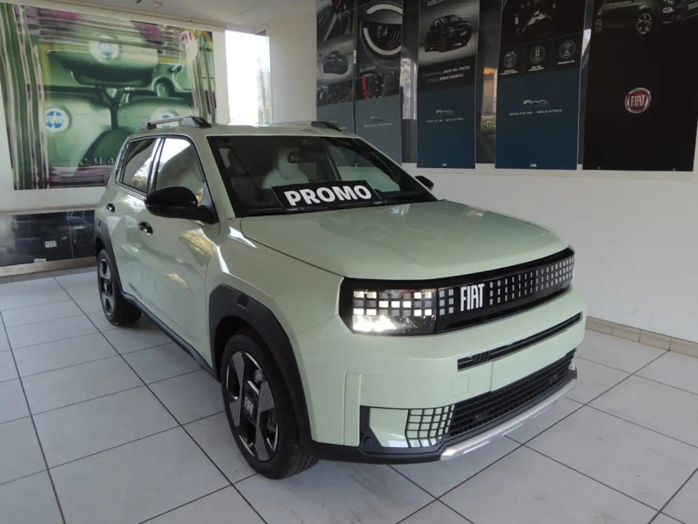 Fiat Grande Panda 1.2 Hybrid 110 CV La Prima VARI COLORI Grün - 1