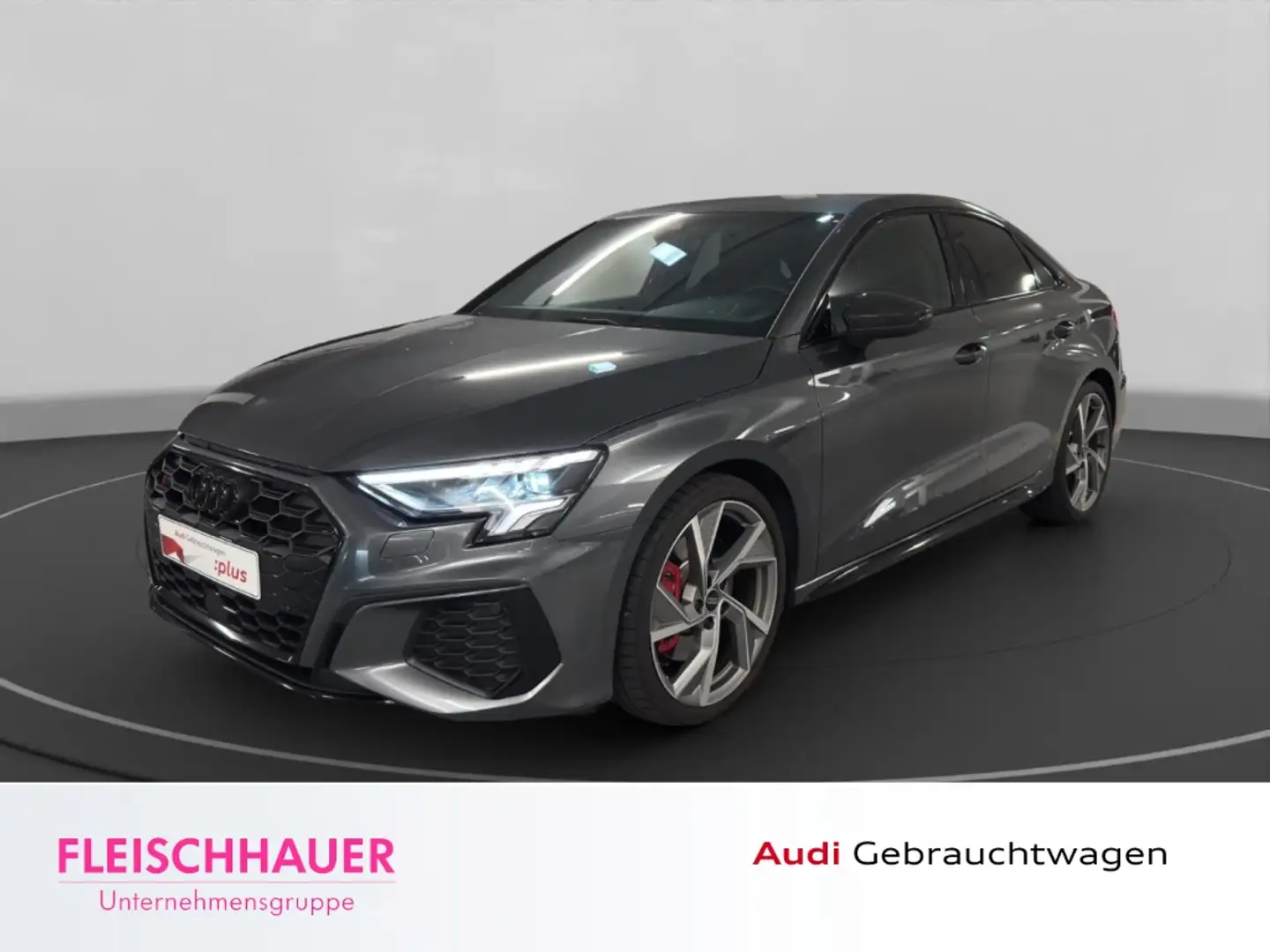 Audi S3 2.0 TFSI qu. Navi+LED+19''+Carbon+Kamera+VC+App-co Grau - 1