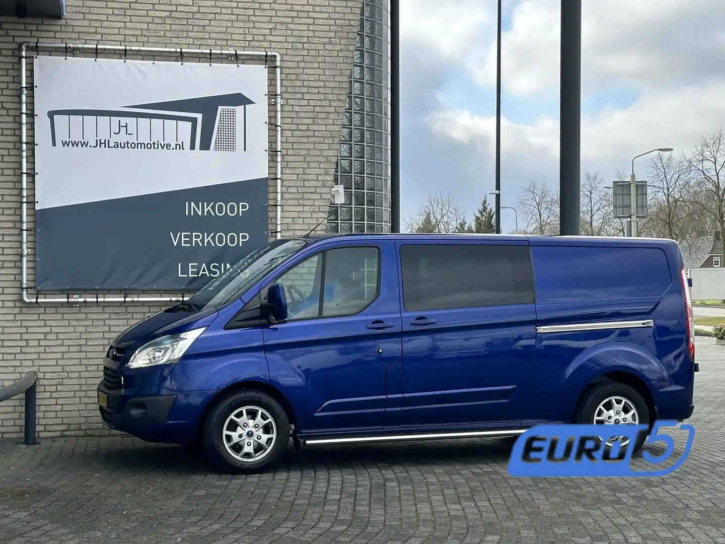 Ford Transit Custom 290 2.2 TDCI L2H1*DC*CAMERA*A/C*LEER*NAVI*CRUISE* Blauw - 1