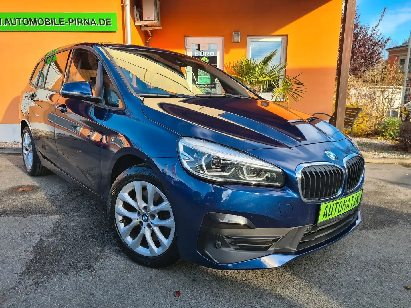 BMW 218 Automatik LEDER/PANO/NAVI/LED Bleu - 1