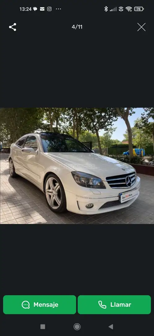 Mercedes-Benz CLC 200 K Aut. Blanco - 1