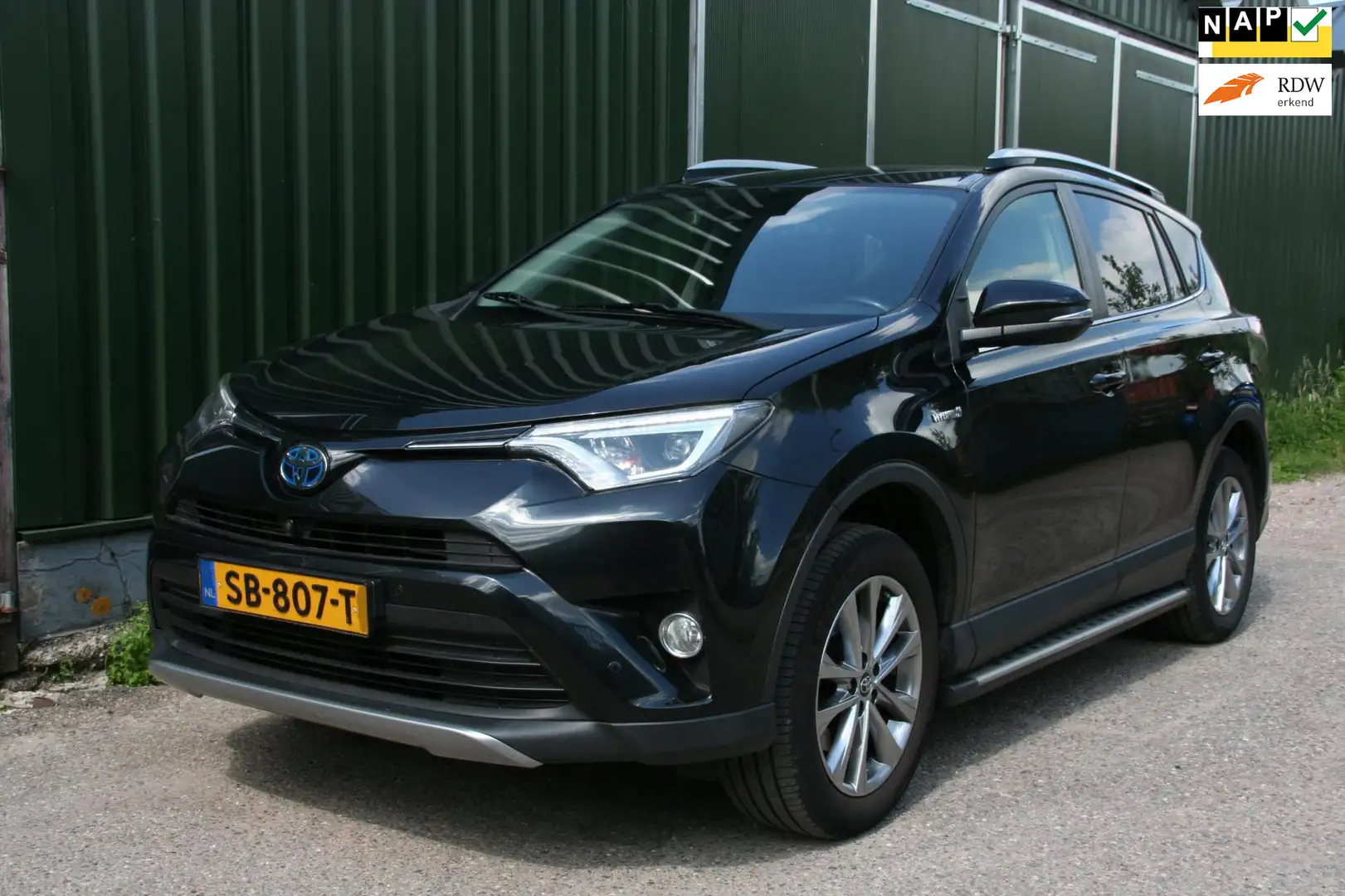 Toyota RAV 4 2.5 Hybrid AWD Executive, LEER, NAVIGATIE, ,TREKHA Zwart - 1
