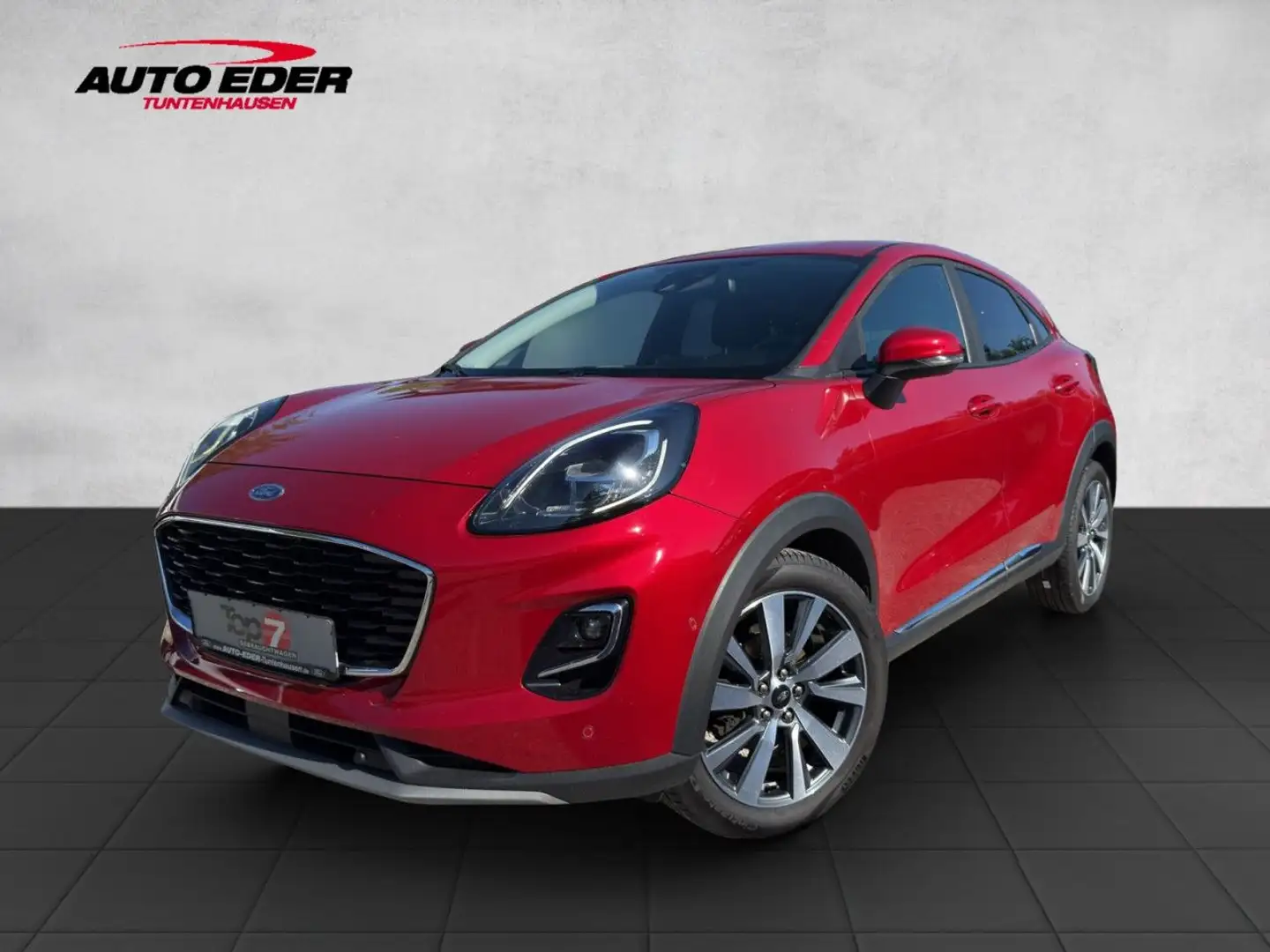Ford Puma Titanium X Bluetooth Navi LED Klima Rood - 2