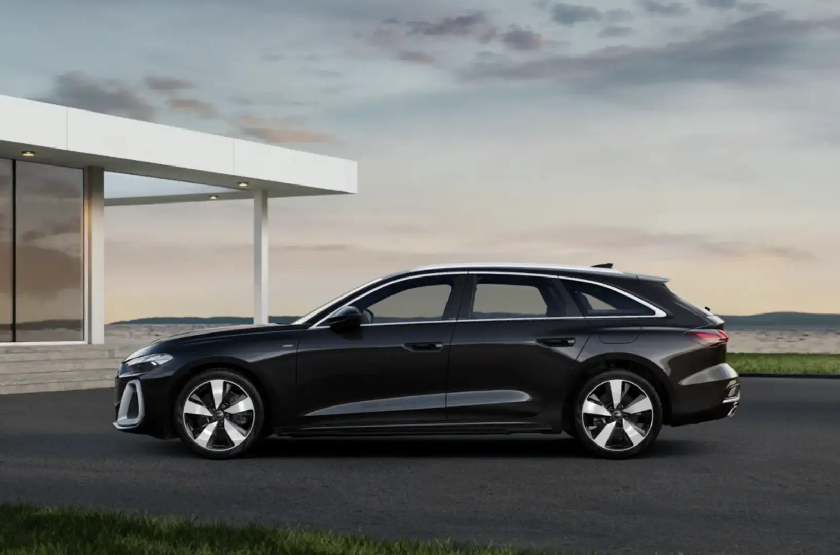 Audi A5 Avant e-hybrid S line quattro S tronic 220kW Negro - 2