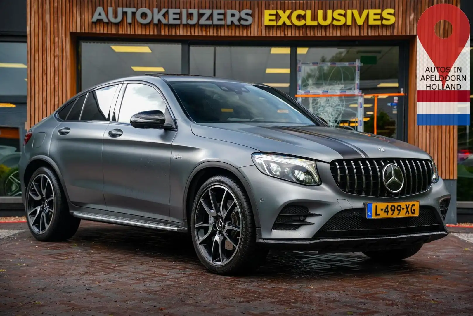 Mercedes-Benz GLC 43 AMG Coupé 4MATIC Schiebedach Burmester HU Gris - 1