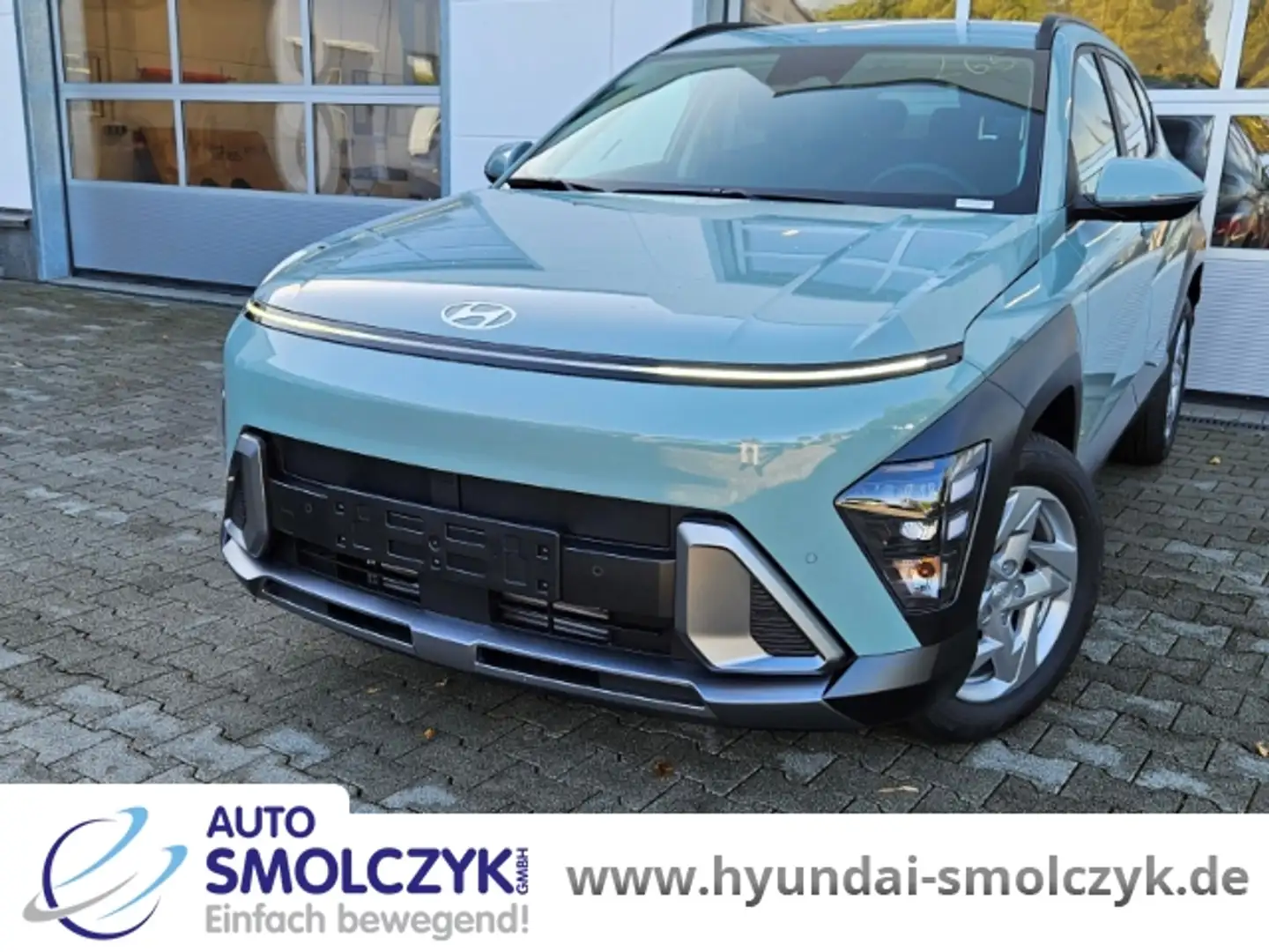 Hyundai KONA TREND 2WD 1.6 T-GDI 7-DCT+EL. HECKKLAPPE+SITZHEIZU Grün - 1