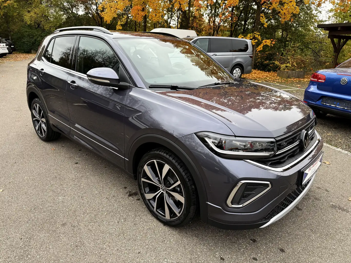 Volkswagen T-Cross 1.5 TSI R-Line AHK Kamera Kessy App ACC LED-Matrix Grau - 2