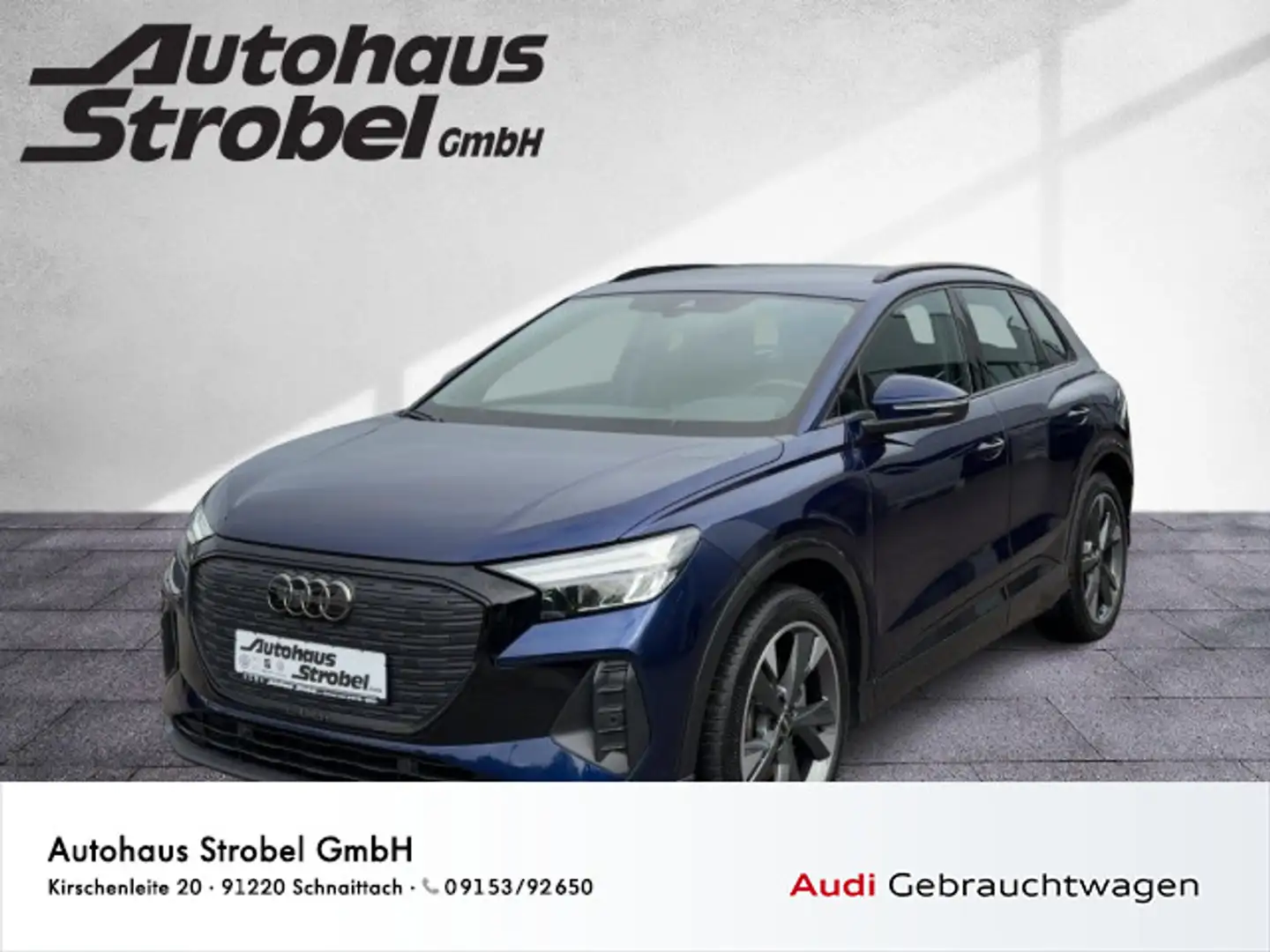 Audi Q4 e-tron Quattro 82 kWh advanced MMI-Navi-Plus Blau - 1