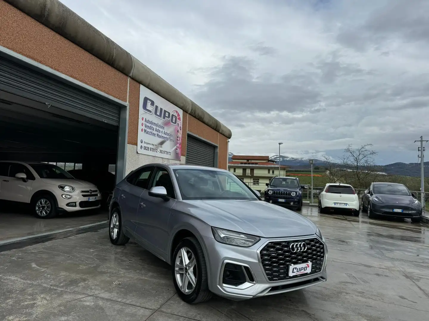 Audi Q5 Sportback 40 2.0 tdi mhev 12V quattro s-tronic Zilver - 1