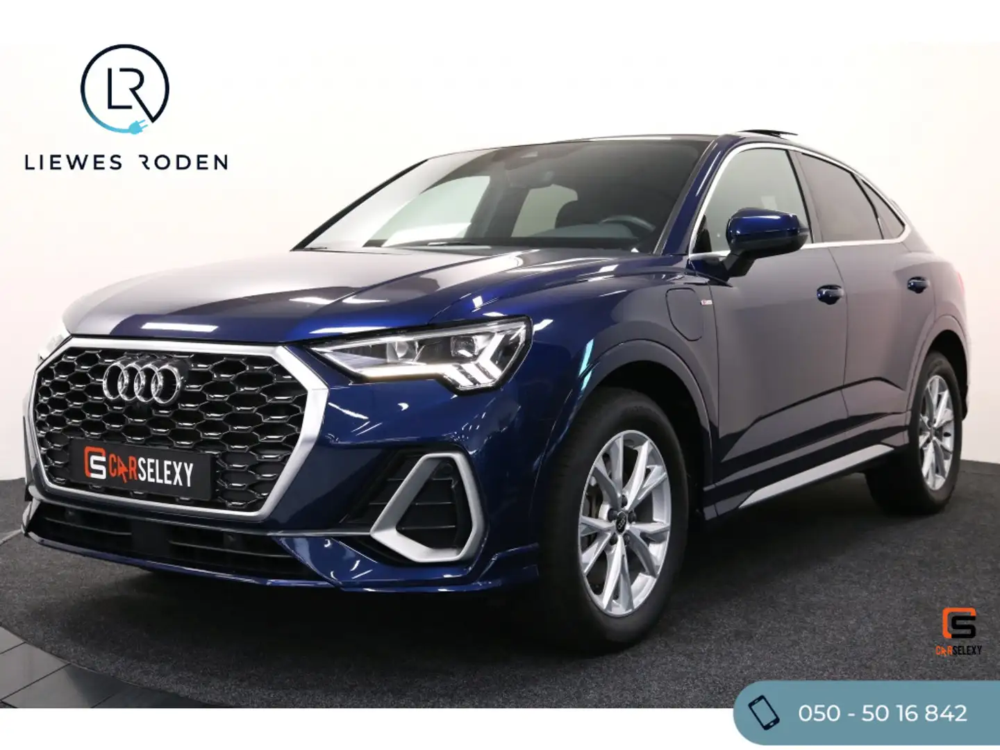 Audi Q3 Sportback 45 TFSI e S Edition (S-Line) Bleu - 1