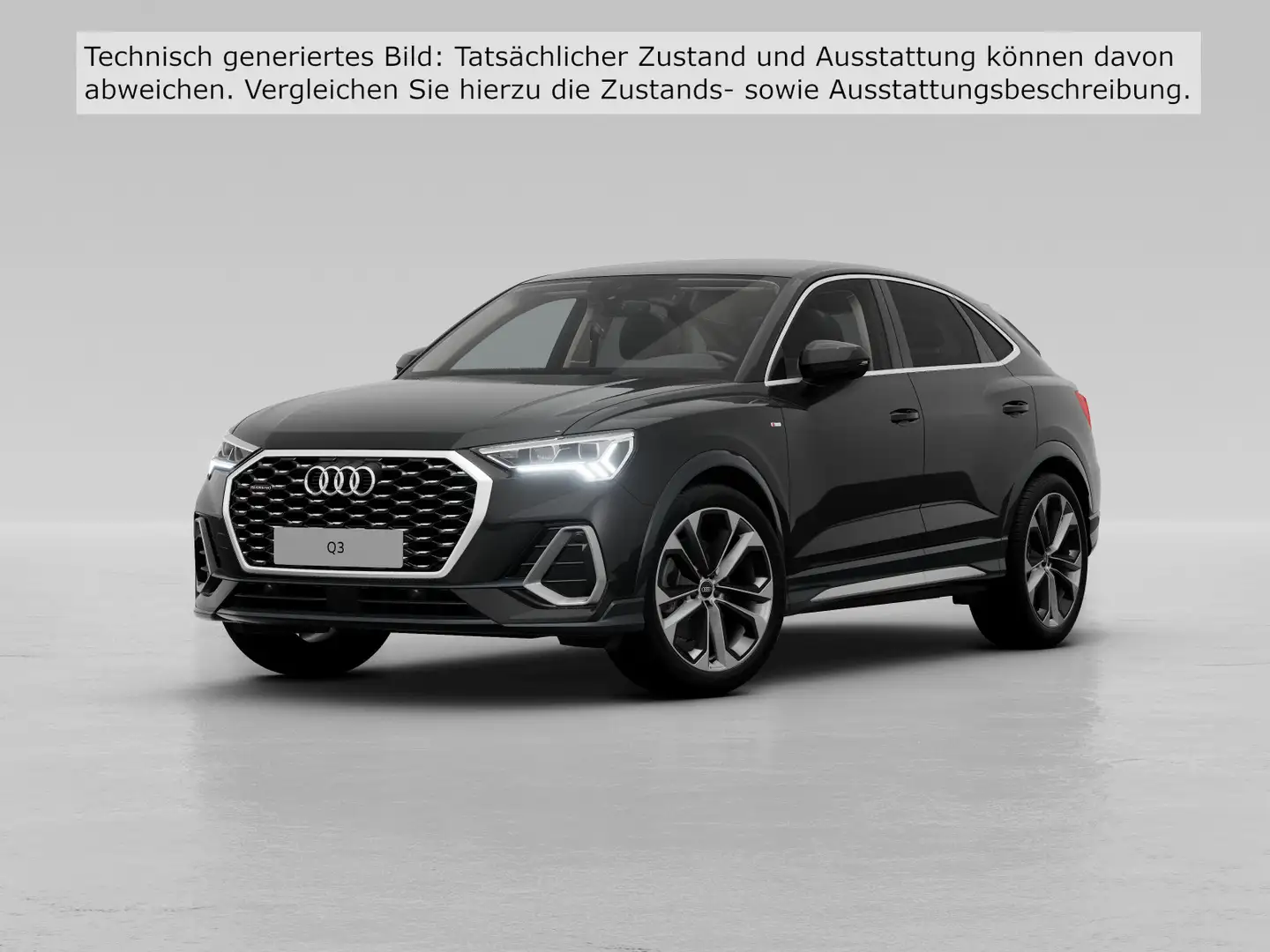 Audi Q3 40 TFSI S line qu. S tronic LM20 Schwarz - 2