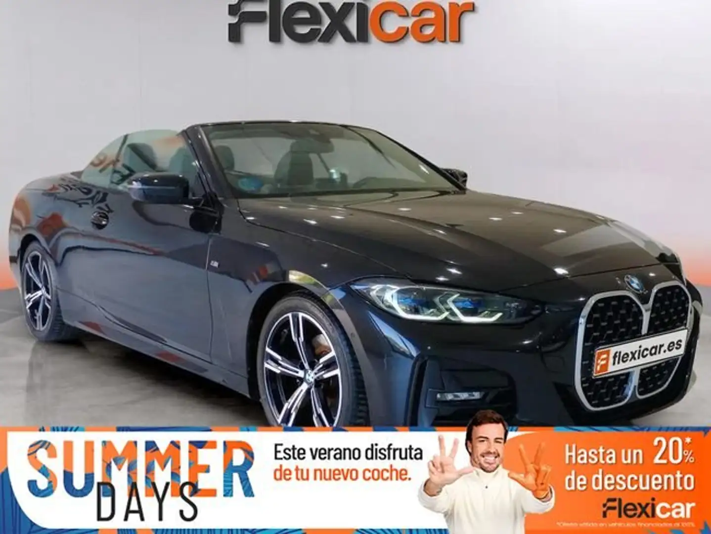 BMW 420 420d Cabrio Negro - 1