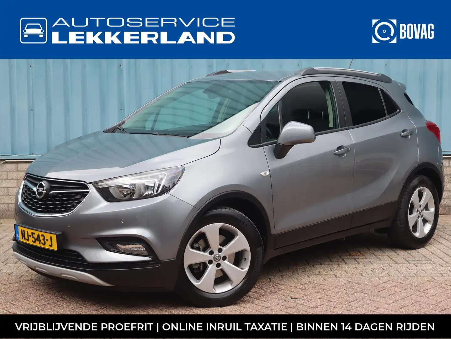 Opel Mokka X Online Edition 1.4 Turbo 140pk H6 | NAVI | CAMERA Grijs - 1