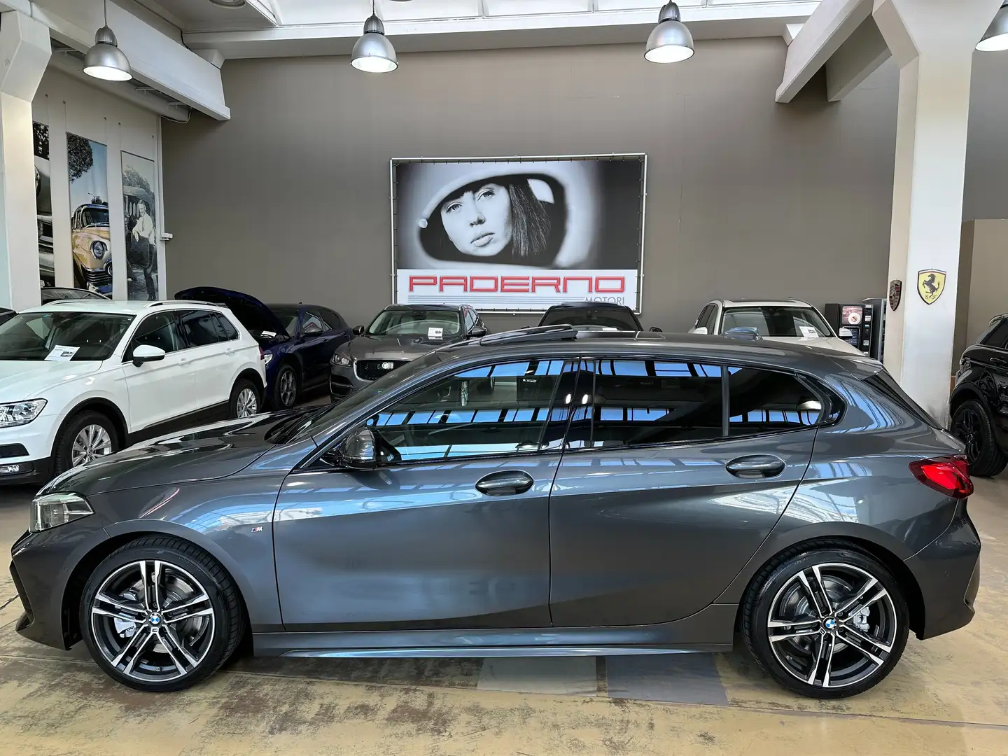 BMW 120 i Msport Auto - Tetto -18"-Camera-Scarichi M-Pelle Gris - 2