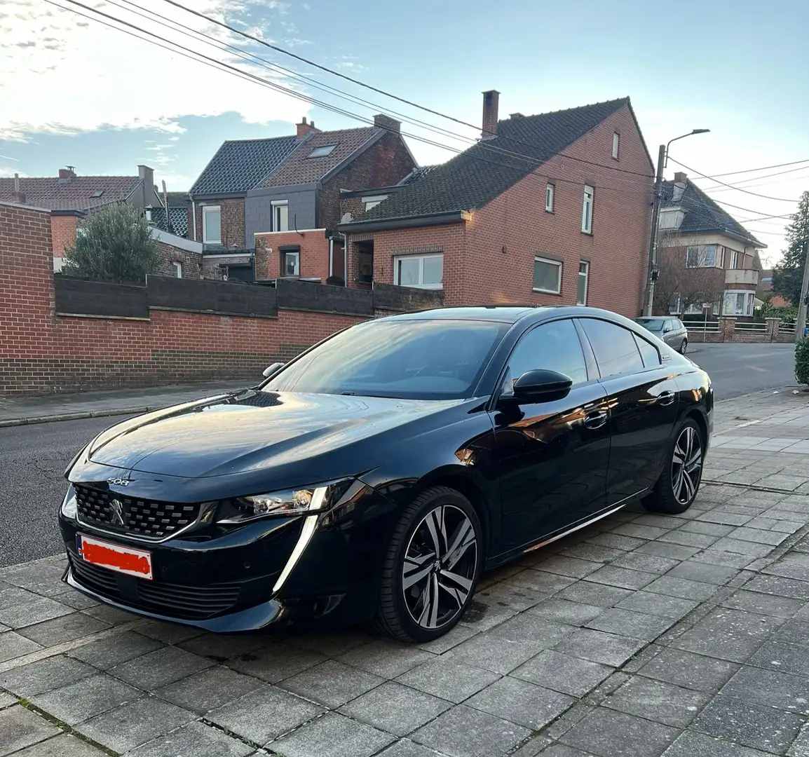 Peugeot 508 GT 1.5HDI 130 CV BLACK EDITION TOIT PANO FULL FULL Noir - 1