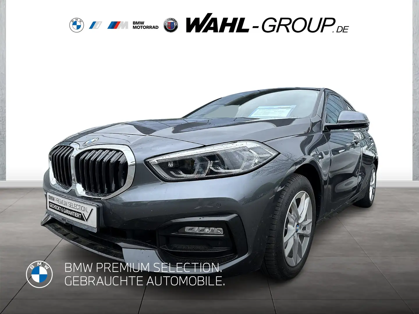 BMW 118 d Sport Line Automatik | Head-Up Navi LED Grau - 1