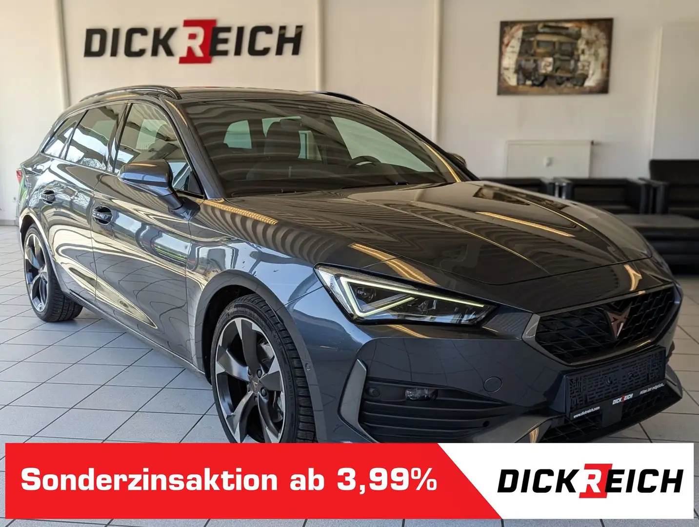 CUPRA Leon 1.5eTSI DSG Matrix Cam Vision+ Full Link Šedá - 1