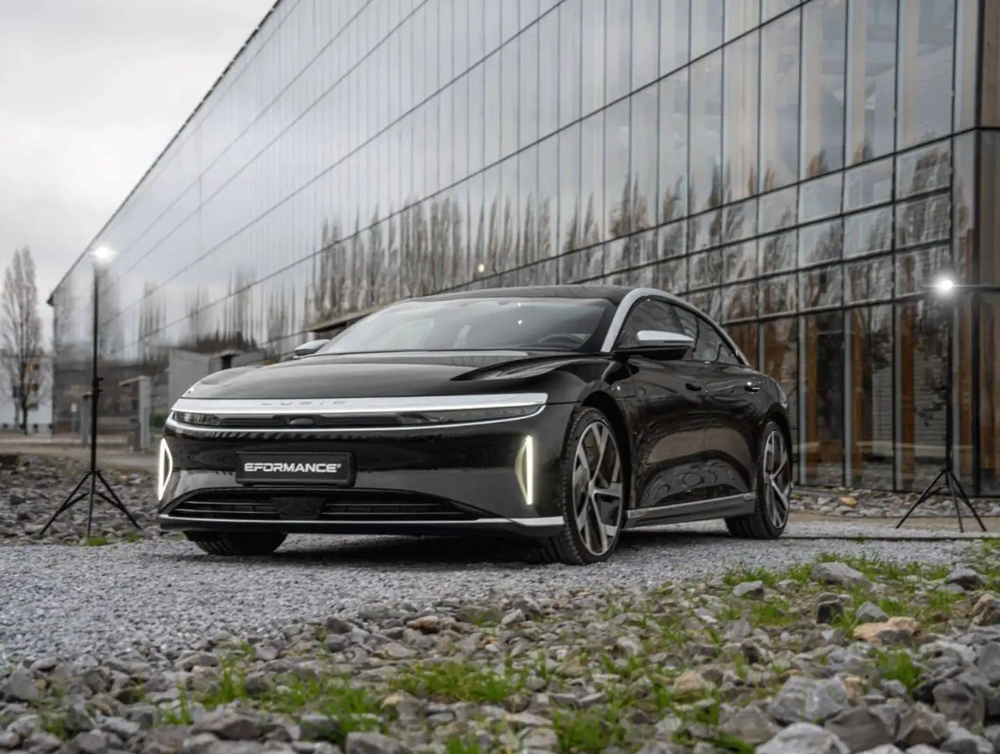 Lucid Air Dream edition Performance Schwarz - 1