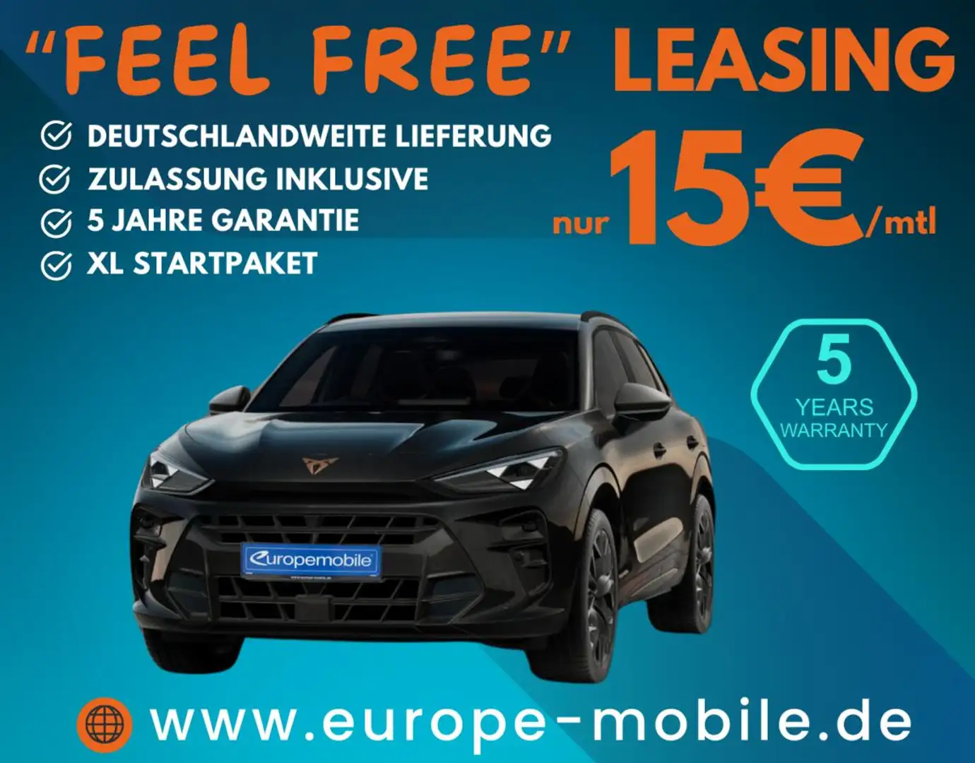 CUPRA Terramar 2026 VZ 2.0 TSI 195kW DSG 4Drive (UVP 65.844€/KW25 Schwarz - 1