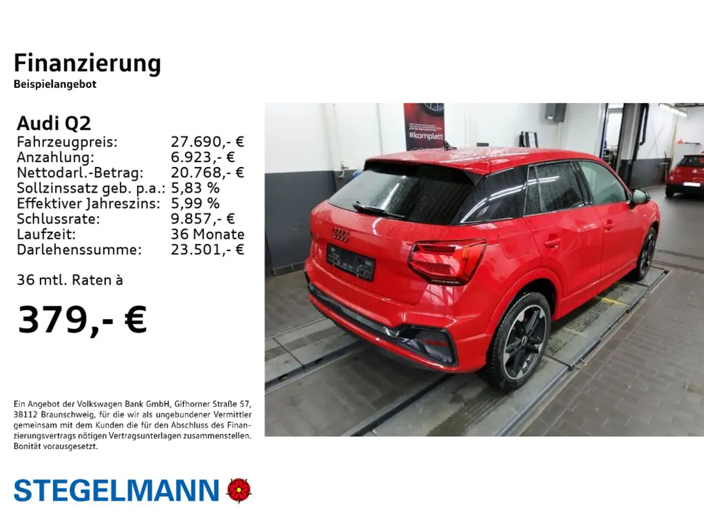 Audi Q2 35 TFSI s-tronic S line schwarzpaket*18Zoll*M Rot - 2