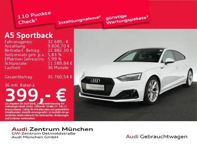 Audi A5 35 TFSI S tronic advanced Pano/Virt